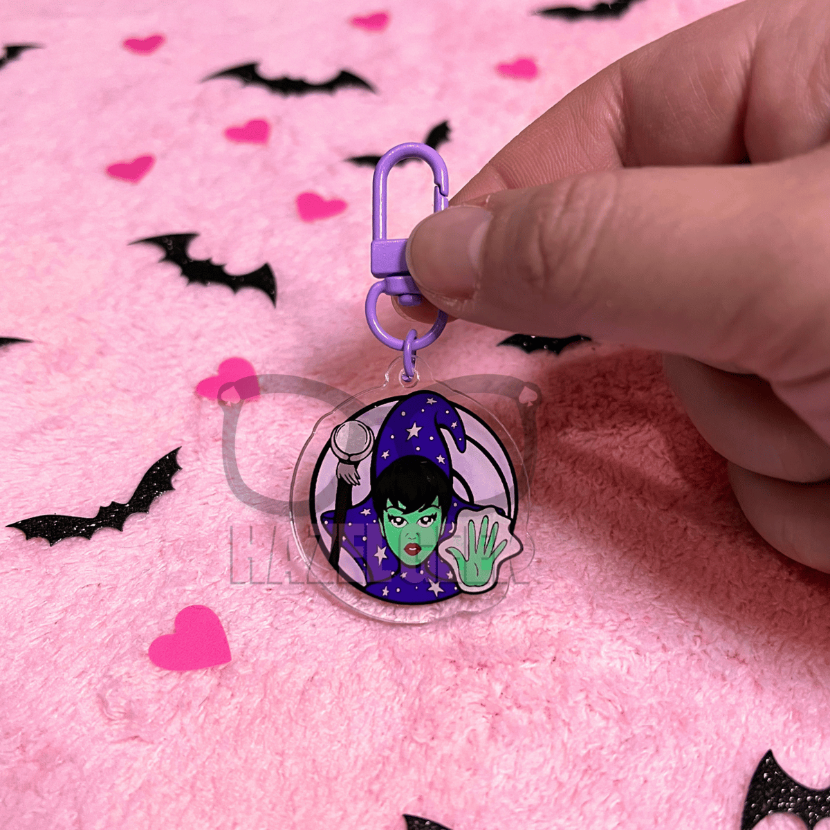 1.5 Inch Acrylic Wizard Dot Key Chain | HazelGeek 1.5 Inch Acrylic Wizard Dot Key Chain | HazelGeek